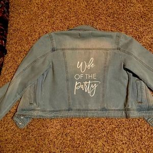 Wedding Apparel Jean Jacket